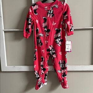 Disney Minnie Mouse Pink Kids Footie